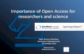 Open access workshop   wits - 24th october 2013 - copy