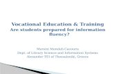 Vocational education & training