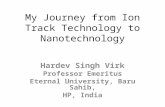 Ssntd ion track technology to nanotechnology