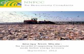 NNFCC briefing document. energy from waste the benefits of upgrading household waste before energy recovery