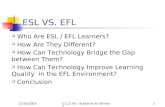 ESL VS. EFL: Let's Bridge the Gap!
