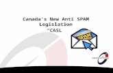 Canada's New Anti-Spam Legislation   CASL