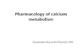 Lecture pharmacology of calcium metabolism