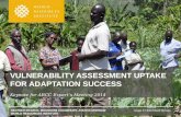 Vulnerability Assessment Uptake for Adaptation Success