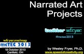Narrated Art Projects (Oct 2013)