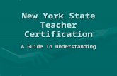 New York State Teacher Certification