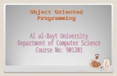 object oriented programming language by c++