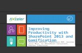 Improving Productivity with SharePoint 2013 and Gamification