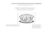 arsenic contamination of groundwater