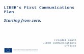 LIBER's First Communications Plan: Starting From Zero