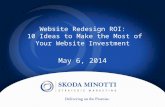 Website Redesign ROI - 10 Ideas to Make the Most of Your Website Investment