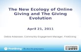 The Ecology of Online Giving