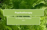 Psychotherapy In Ontario