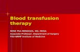 Blood Tranfusion Therapy