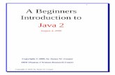 Introduction in java
