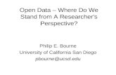 Open Data - Where Do We Stand from a Researcher's Perspective?