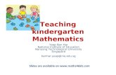 Teaching Kindergarten Mathematics 10th Creating a World-Class Education Conference Manila, The Philippines