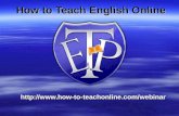 How to Teach Online- Offer a Free lesson