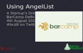BarCamp Delhi 8 - Using AngelList