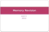 Memory revision multiple choice test
