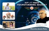 L.K. Advani - BJP's IT Vision - Transforming Bharat