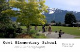 Kent Elementary School - Highlights for the Board 2012