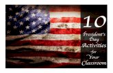 10 President's Day Activities for Your Classroom