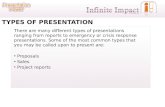 Presentation types