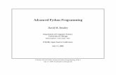 Advanced  Python Programming