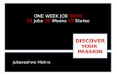 One week job india album   28 jobs 28 weeks 28 states - jubanashwa mishra