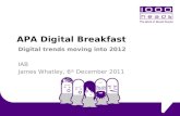 APA Digital Breakfast: Digital Trends for 2012