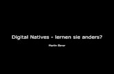 Digital Natives - lernen Sie anders?