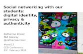Digital identity, privacy & authenticity - #CESI12