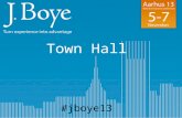 Town hall debate from J. Boye Aarhus 13