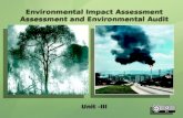 Environmental Impact Assessment and Environmental Audit- Unit III