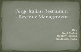 prego italian restaurant - case service marketing