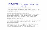 Faith the key of life