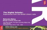 British Library Labs - Open University Presentation - 3 April 2014, 1100-1200