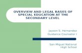 Overview & legal bases of sped