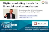 Digital Finance Sitecore Finland: Michael Leander keynote presentation
