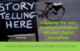 Engaging Non-traditional students through digital storytelling