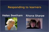 Responding To Learners H Bonly