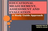 Educational measurement, assessment and evaluation