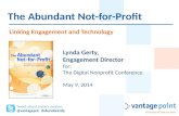 The Abundant Not-for-Profit: linking engagement and technology