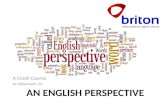 Learning English -- a Perspective