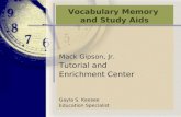 Vocabulary Memory Study Aids