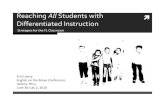 Differentiated Instruction- Reaching all Students