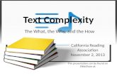 Text complexity cra 11.2.13