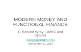 MODERN MONEY AND FUNCTIONAL FINANCE
