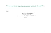 Occupational stress experienced by male and female employees